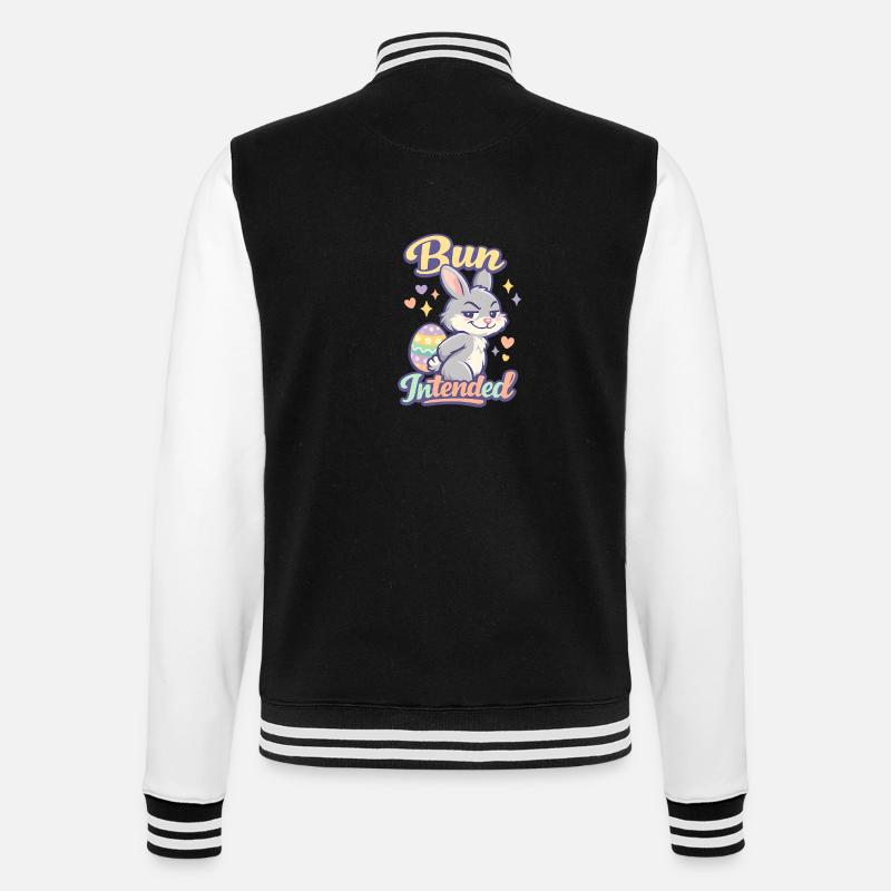 Lapin de Pâques prévu - Veste Teddy - noir/blanc