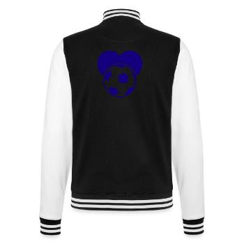 Fußball Soccer - College-Sweatjacke - Schwarz/Weiß - Hinten - Marisol (170cm)
