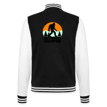 big foot social distancing - College-Sweatjacke - Schwarz/Weiß - Hinten - Marisol (170cm)