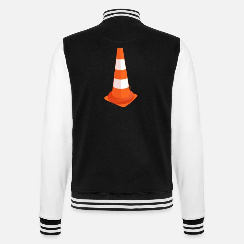 Plot - Veste Teddy - noir/blanc