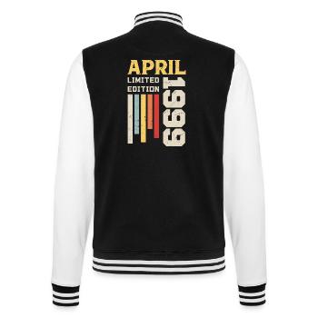 April 1999 - Birthday gift April 1999 April - College Sweat Jacket - black/white - Back - Marisol (170cm)