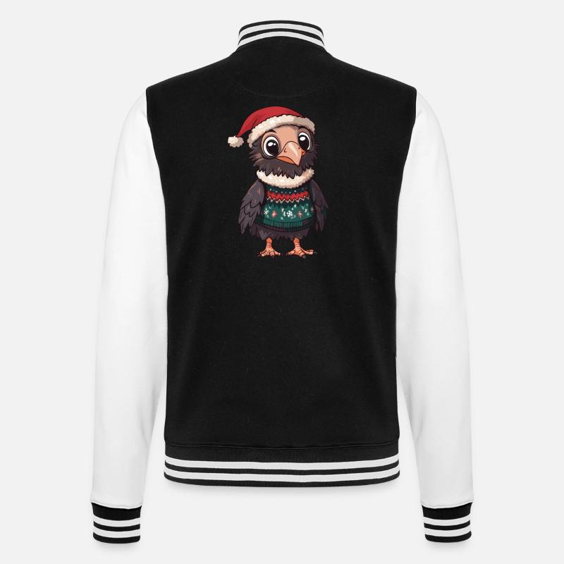 Harpie oiseau Noël - Veste Teddy - noir/blanc