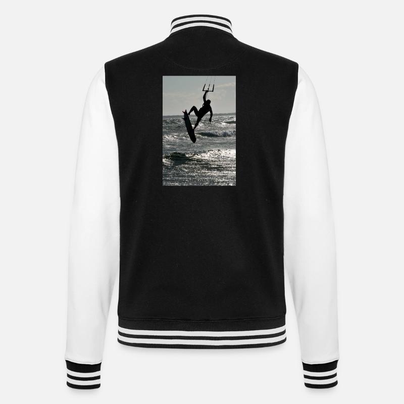 J’adore le kitesurf - Veste Teddy - noir/blanc