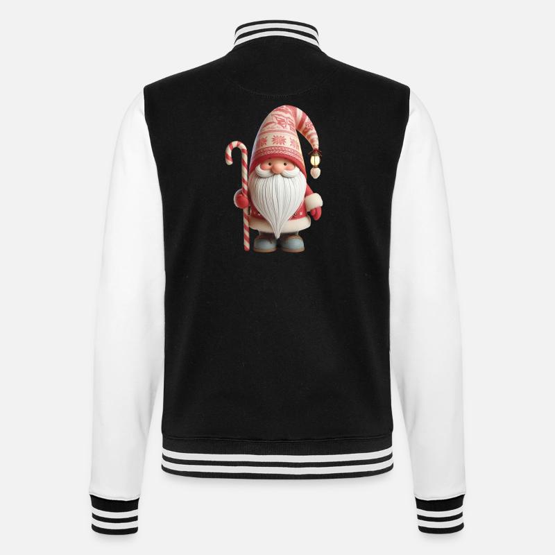 Gnome de Noël 2 - Veste Teddy - noir/blanc