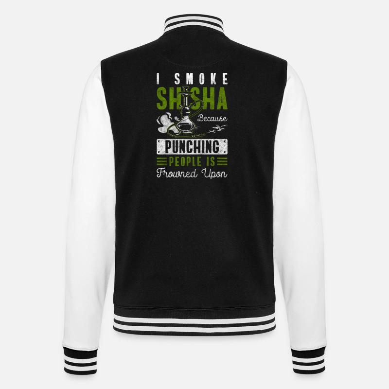 Chicha Delight Pipe Orientale - Veste Teddy - noir/blanc