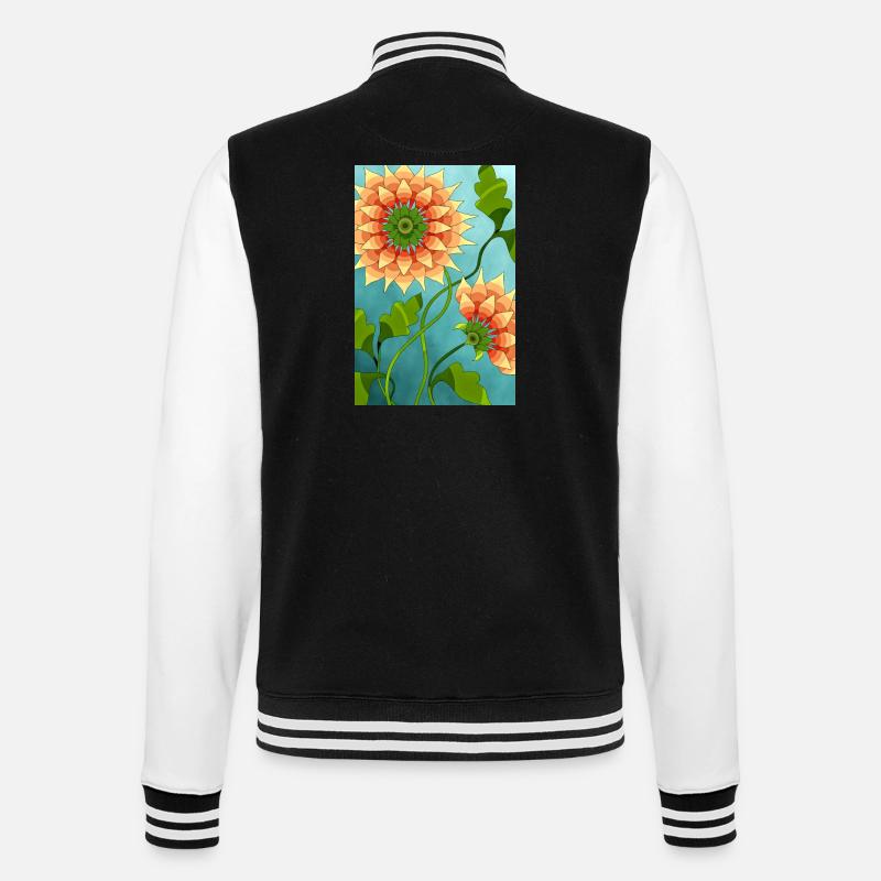 Fleur - Veste Teddy - noir/blanc