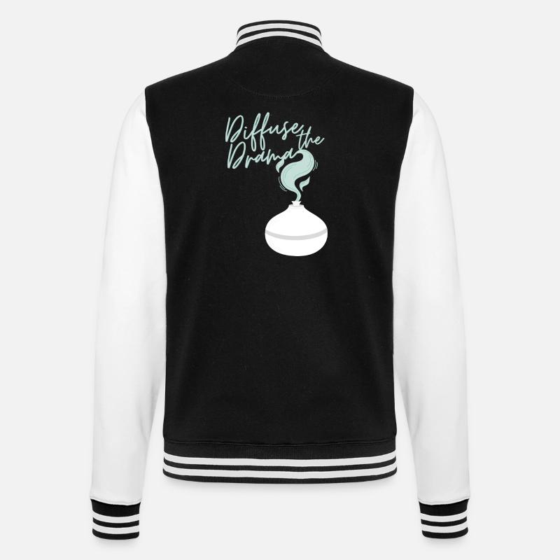 Diffuser le drame - Veste Teddy - noir/blanc