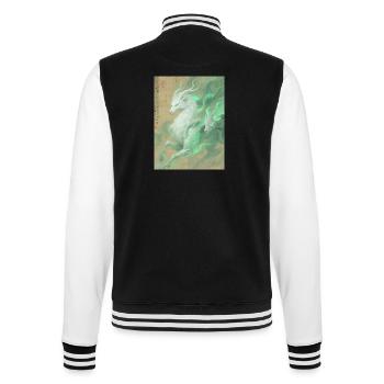Bai Ze : Le Guide Céleste - Harmonie des Mondes - Veste Teddy - noir/blanc - Dos - Marisol (170cm)