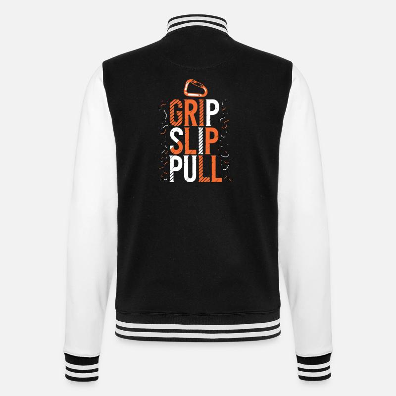 Grip Slip Pull Escalade - Veste Teddy - noir/blanc