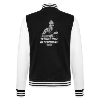 Confucius rit : Sad Joy Tee - Veste Teddy - noir/blanc - Dos - Marisol (170cm)