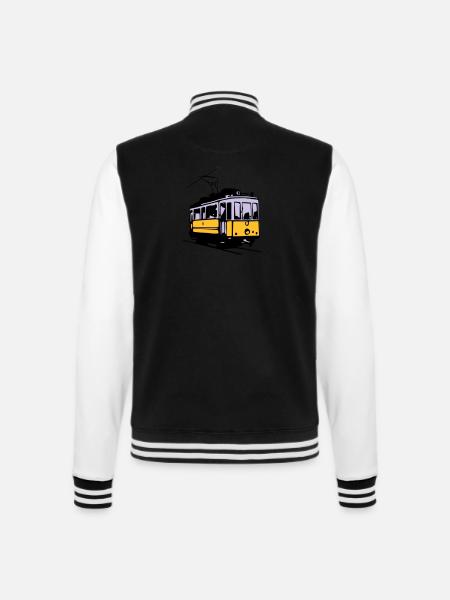 Tram historique / historic Tram - College Sweat Jacket - black/white
