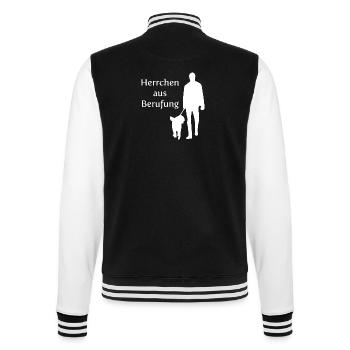 Dog Hund - College-Sweatjacke - Schwarz/Weiß - Hinten - Marisol (170cm)