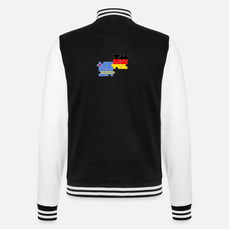 Aruba Allemagne Drapeau allemand Arubans - Veste Teddy - noir/blanc