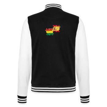 Bolivie Espagne Vintage Flag Boliviens - Veste Teddy - noir/blanc - Dos - Marisol (170cm)