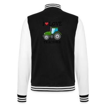J'AIME TRACTEURS - Veste Teddy - noir/blanc - Dos - Marisol (170cm)
