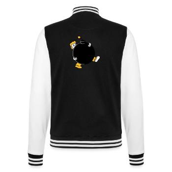 explosion de la bombe exploser tnt dynamite dangereux - Veste Teddy - noir/blanc - Dos - Marisol (170cm)