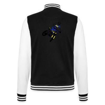 Moto Cross - motocross - College-Sweatjacke - Schwarz/Weiß - Hinten - Marisol (170cm)