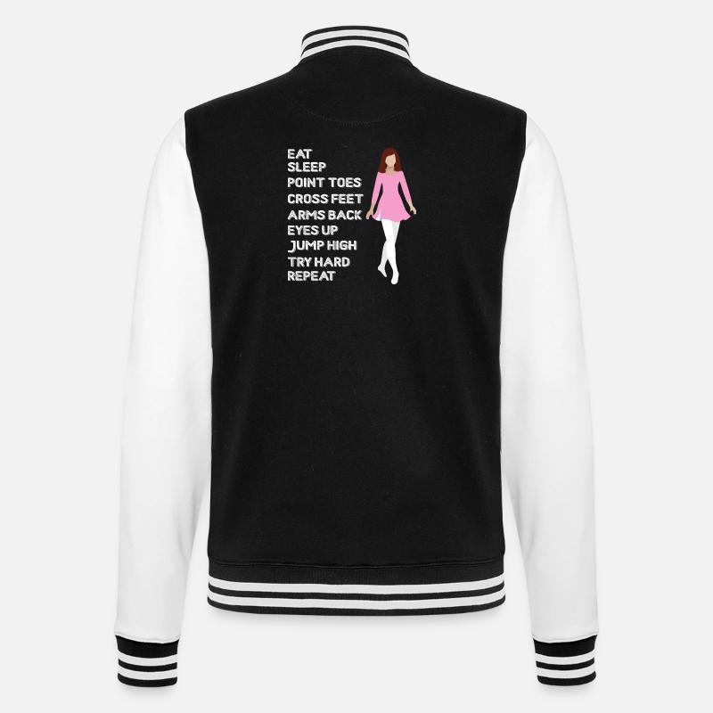 Danse Musique de danse - Veste Teddy - noir/blanc