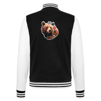 Ours à l’état sauvage - Veste Teddy - noir/blanc - Dos - Marisol (170cm)