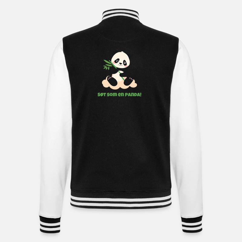 Mignon comme un panda ! - Veste Teddy - noir/blanc
