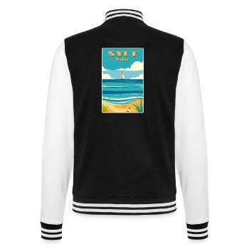 Sylt Mer du Nord - Veste Teddy - noir/blanc - Dos - Marisol (170cm)