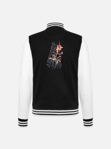 Great since 1975 - College Sweat Jacket - black/white