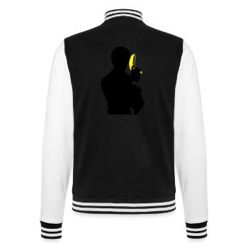 Agent BANANA - Veste Teddy - noir/blanc - Dos - Marisol (170cm)