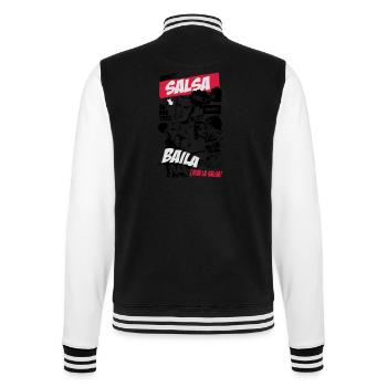 Salsa comique - Veste Teddy - noir/blanc - Dos - Marisol (170cm)