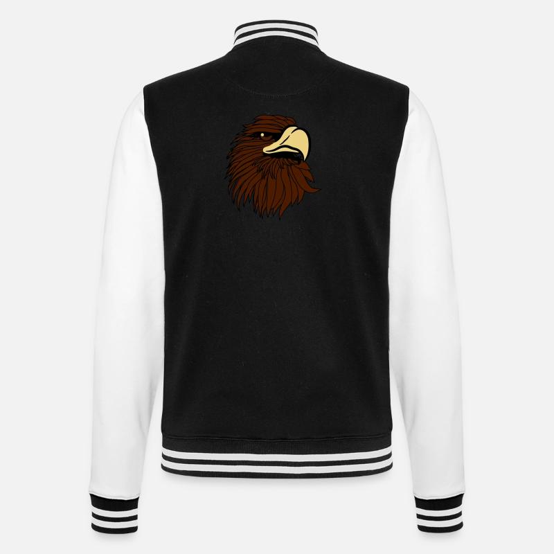 Eagle Bald Eagle - College Sweat Jacket - black/white