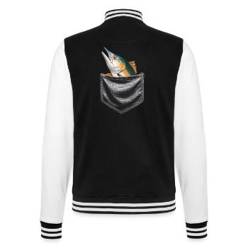 Tarpon - College-Sweatjacke - Schwarz/Weiß - Hinten - Marisol (170cm)