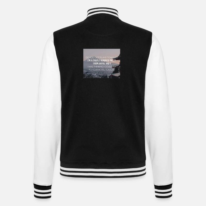 Lost in Japan - S. Mendes - College Sweat Jacket - black/white