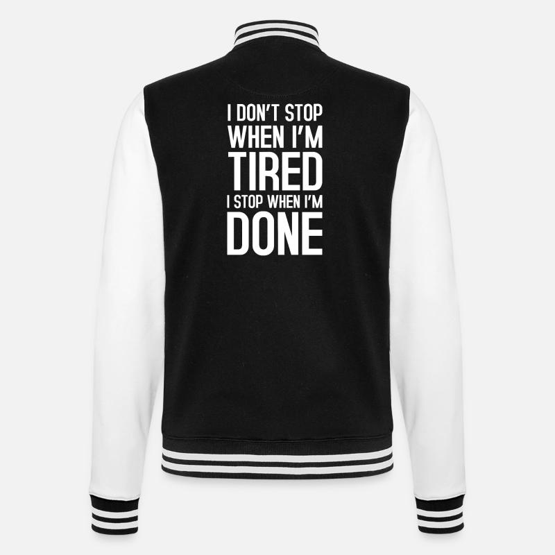 I dont stop - Veste Teddy - noir/blanc