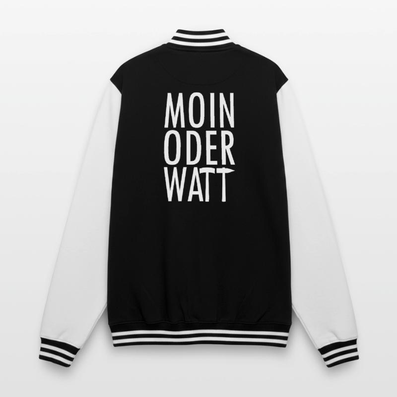 Moin oder Watt Ruhrpott College-Sweatjacke