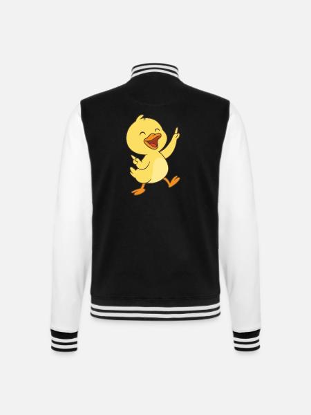 Dancing ducklings - College Sweat Jacket - black/white