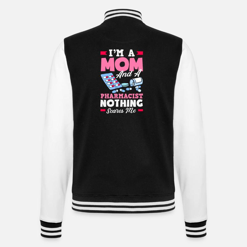 Apotheker Pharmazeutisch-technischer - College-Sweatjacke - Schwarz/Weiß