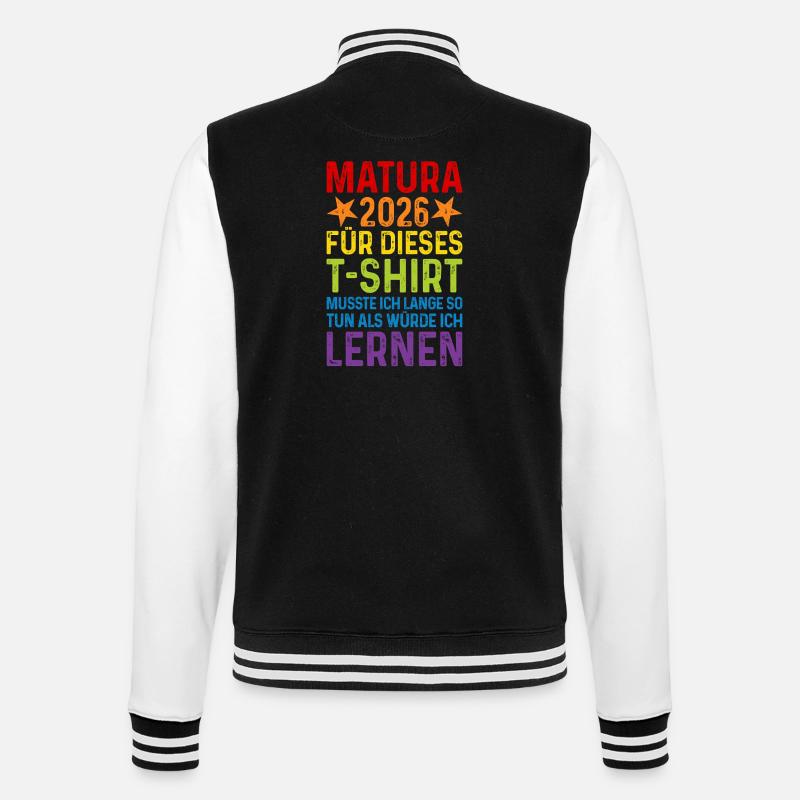 Matura 2026 - Veste Teddy - noir/blanc
