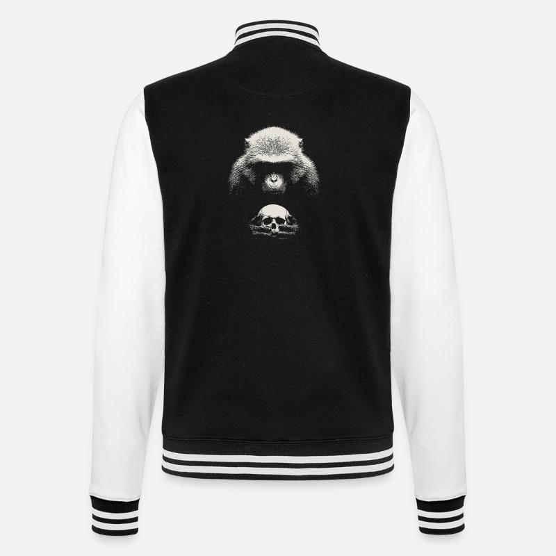 Le singe de Shakespeare - Veste Teddy - noir/blanc