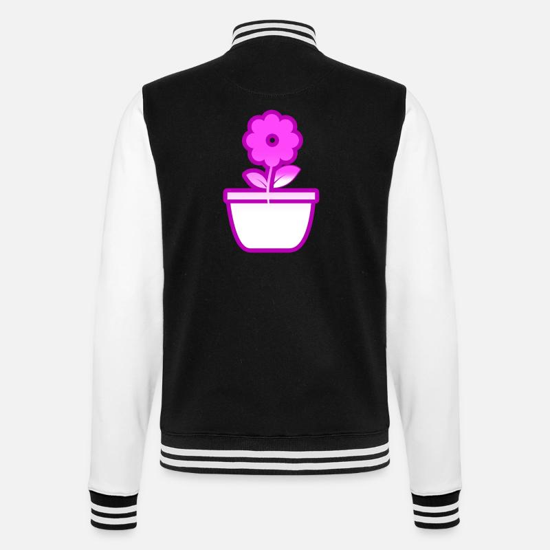 Fleur - Veste Teddy - noir/blanc