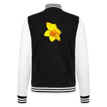Flower, A731126 - College Sweat Jacket - black/white - Back - Marisol (170cm)