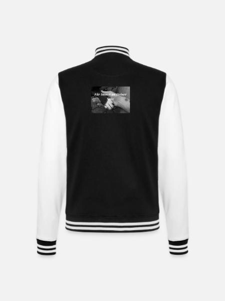 Für Immer an Deiner Seite - College-Sweatjacke - Schwarz/Weiß