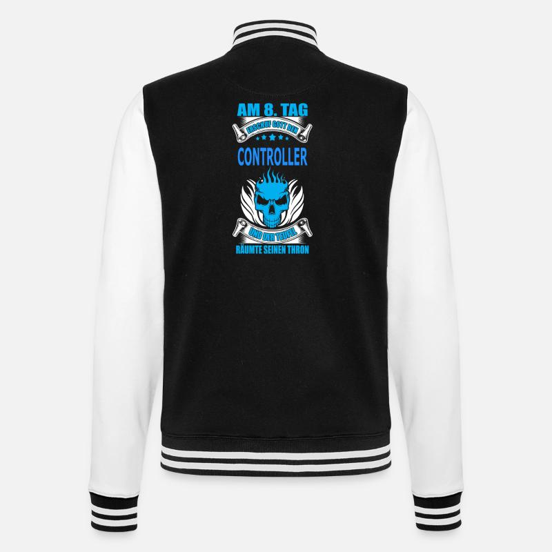 CONTROLLER - College-Sweatjacke - Schwarz/Weiß