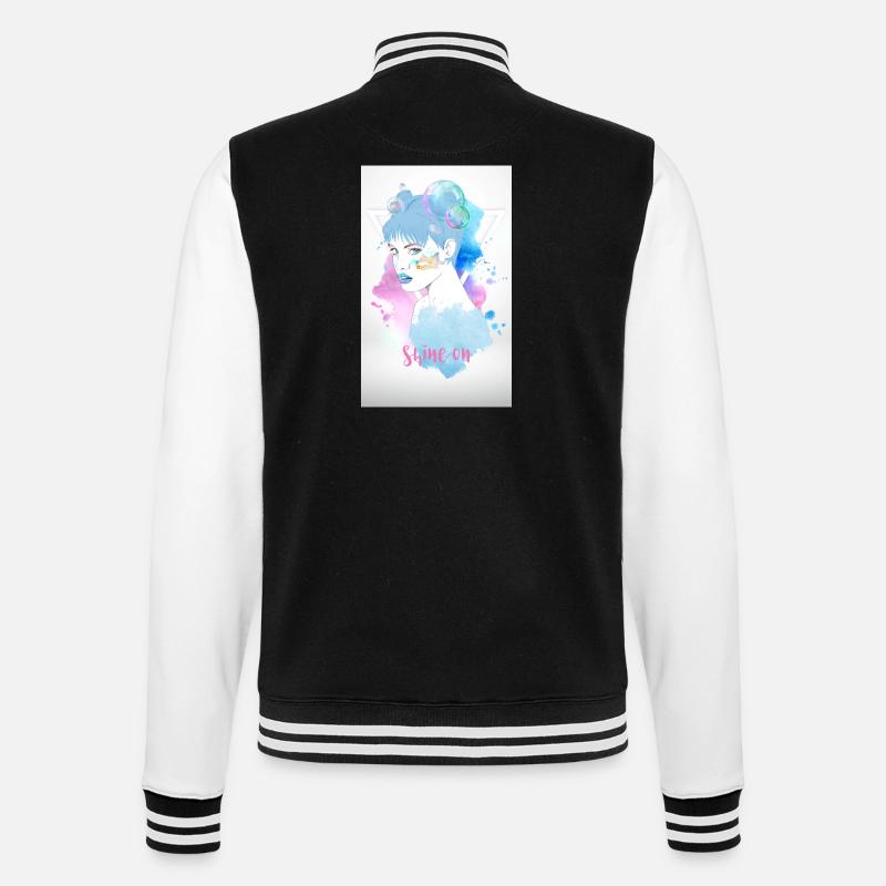 Revolutionize Your World - College Sweat Jacket - black/white