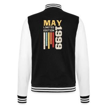 May 1999 - Birthday gift born in May 1999 May - College Sweat Jacket - black/white - Back - Marisol (170cm)