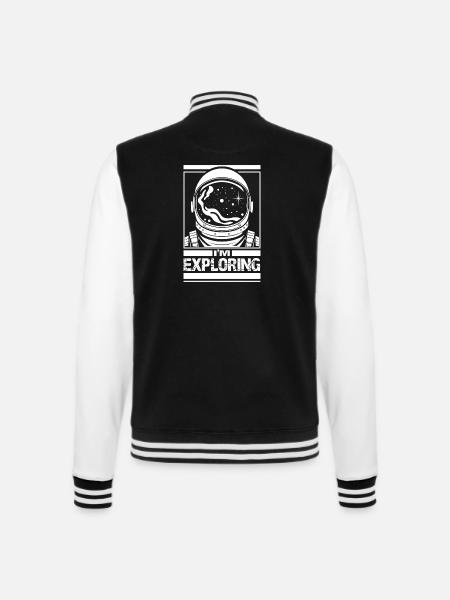 J’explore - Veste Teddy - noir/blanc