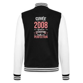 2008 – Perfekt gereift - College-Sweatjacke - Schwarz/Weiß - Hinten - Marisol (170cm)