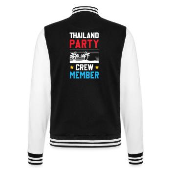Équipage de la fête en Thaïlande - Veste Teddy - noir/blanc - Dos - Marisol (170cm)