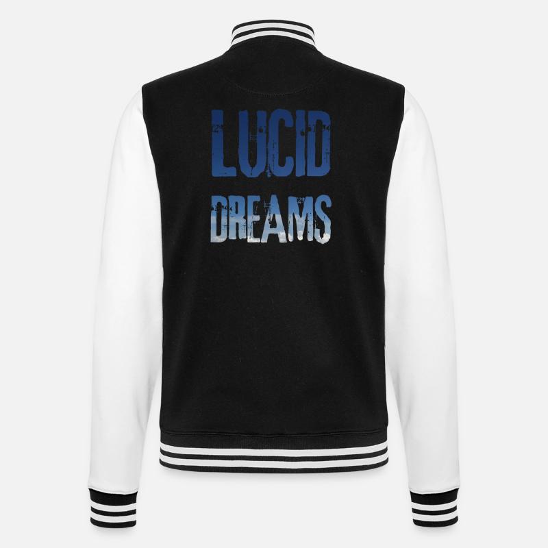 Lucid Dreams dream / gift idea - College Sweat Jacket - black/white