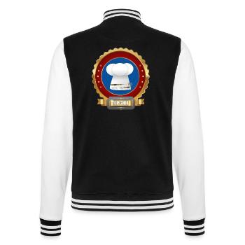 Top Chef for cooking - College Sweat Jacket - black/white - Back - Marisol (170cm)