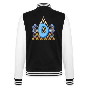 seahorse e 262 d - College Sweat Jacket - black/white - Back - Marisol (170cm)