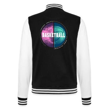 Basketball Basketball Player Dunking Sport Player - College Sweat Jacket - black/white - Back - Marisol (170cm)